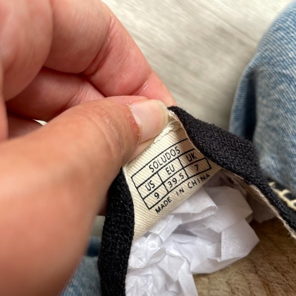 Soludos x Ashkahn Hi/Hey Platform Smoking Slippers Black Women’s Size 9 - Picture 10 of 12